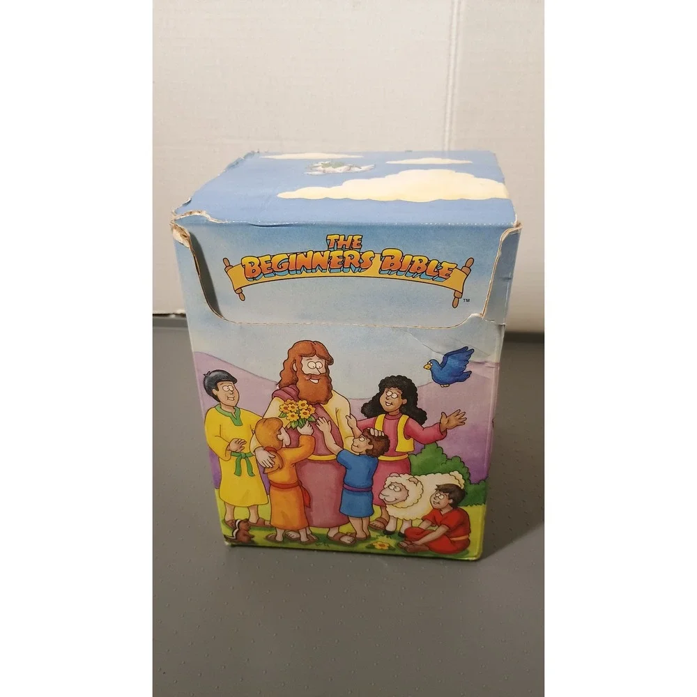 Grolier The Beginners Bible Flashcards Kids Multicolor Good Educational Vintage